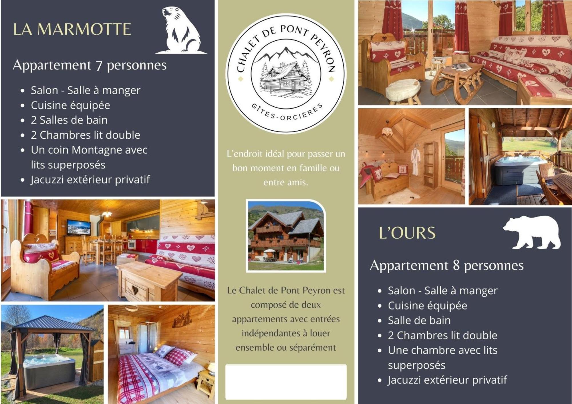 Chalet De Pont Peyron L'Ours Orcières Exterior foto